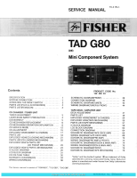 Fisher TADG-80 - Service Manual 